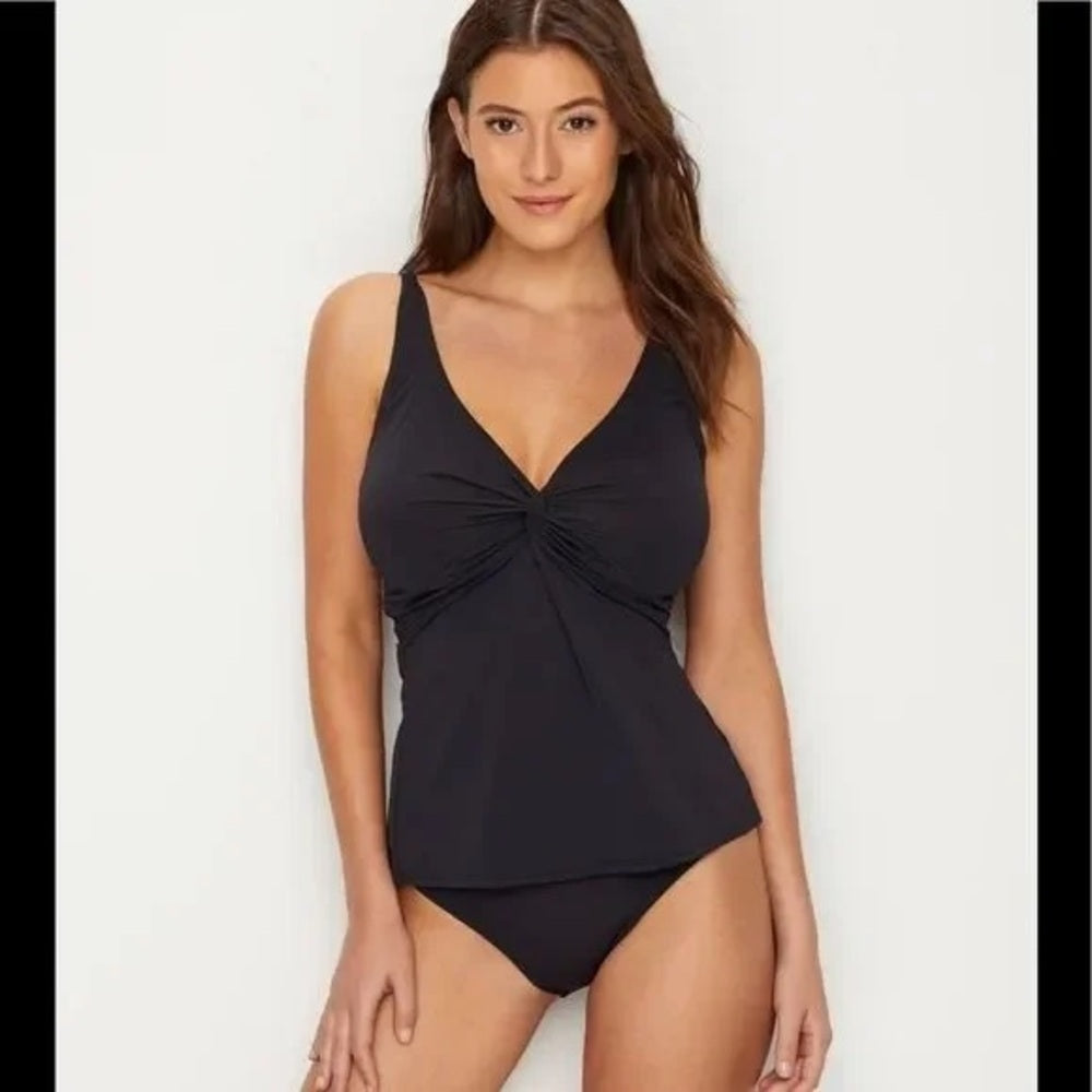 NWT SIZE 14 Sleek Black Bikini with Timeless Design