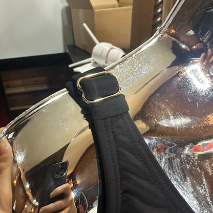 NWT SIZE 14 Sleek Black Bikini with Timeless Design