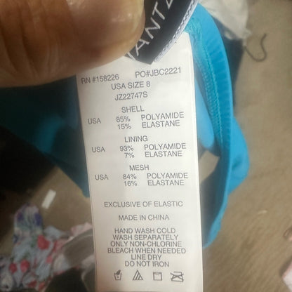 NWT SIZE 8 Jantzen Women's Blue and White Swimwear