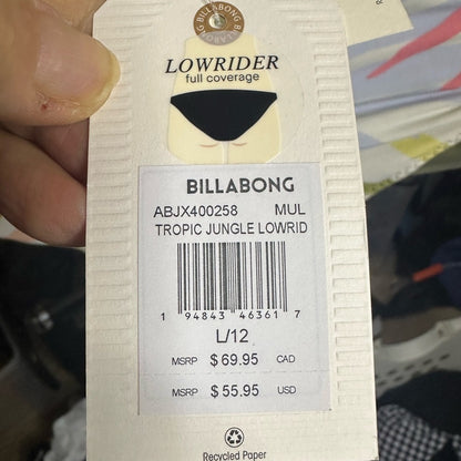 NWT SIZE M Reversible Billabong Pink and Yellow Bikini with Stylish Cutouts