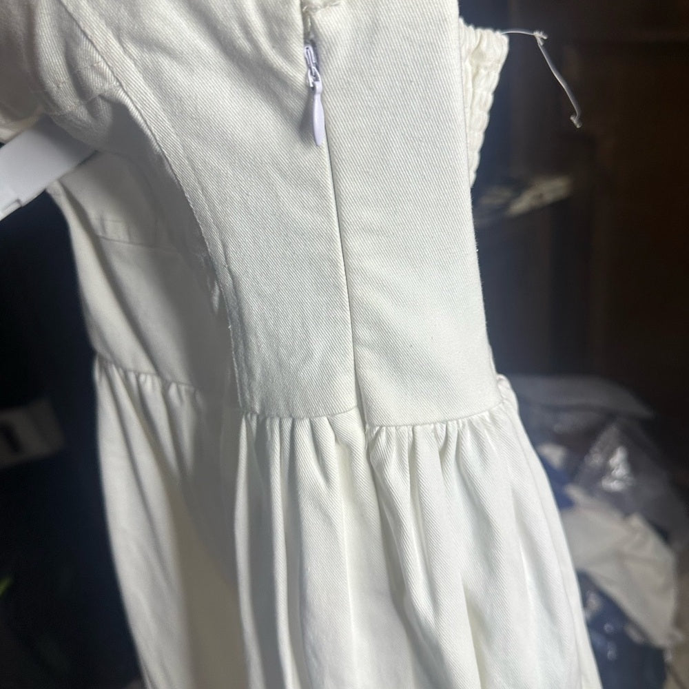 NWOT SIZE XXS Anthropologie White Halter Sundress for Brides