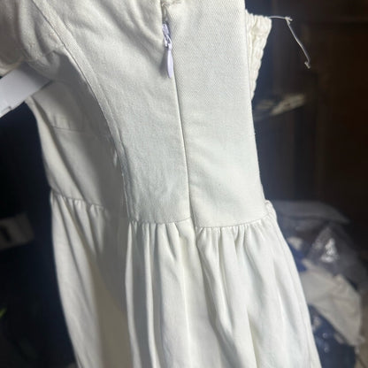 NWOT SIZE XXS Anthropologie White Halter Sundress for Brides