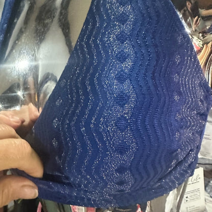 Cupshe Navy Halter Bikini Top