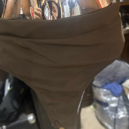 NWOT SIZE L Generic Brown Bikini with Plunge Neckline