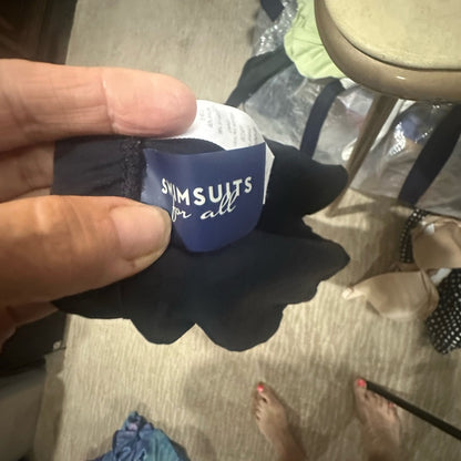 Swimsuits For All Black A-Line Knee-Length Bikini