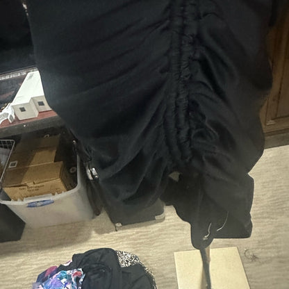 NWOT SIZE 1X Unique Vintage Black Ruched Bikini