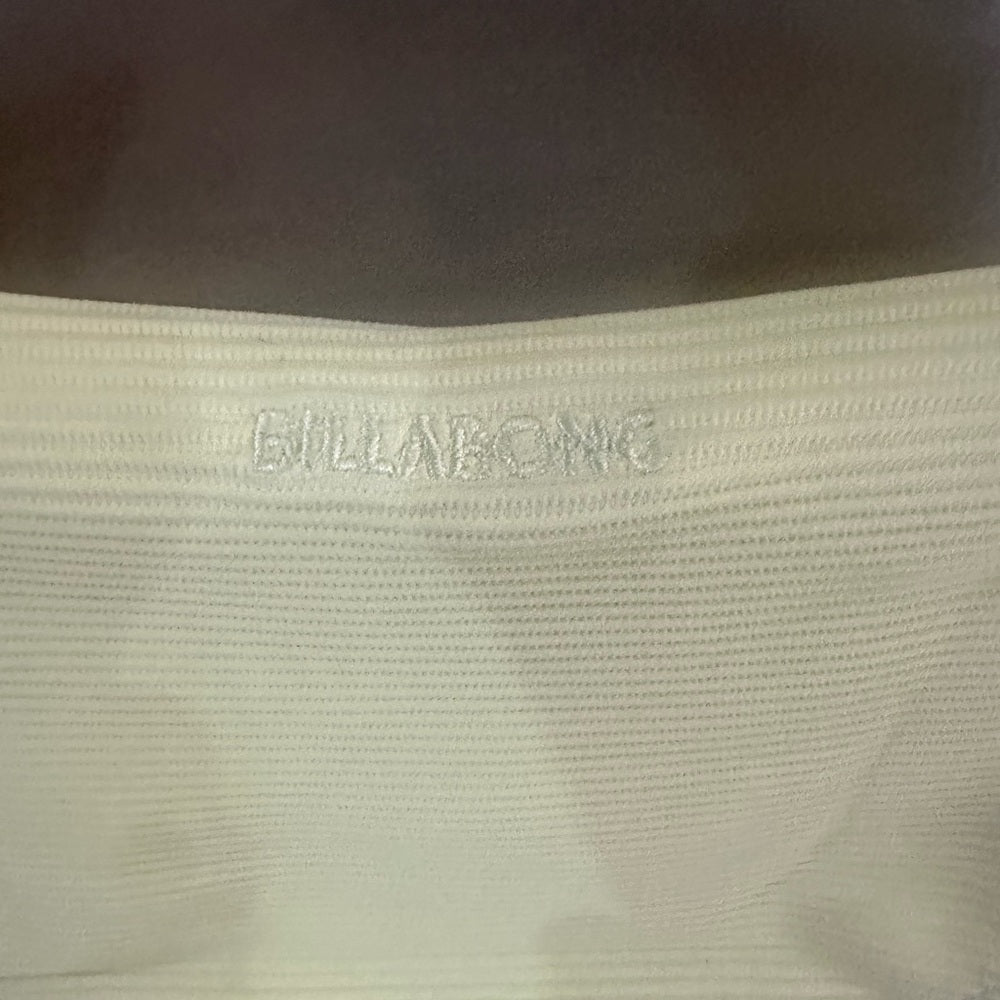 NWT SIZE M/10 Billabong Yellow Ribbed Bikini Bottom