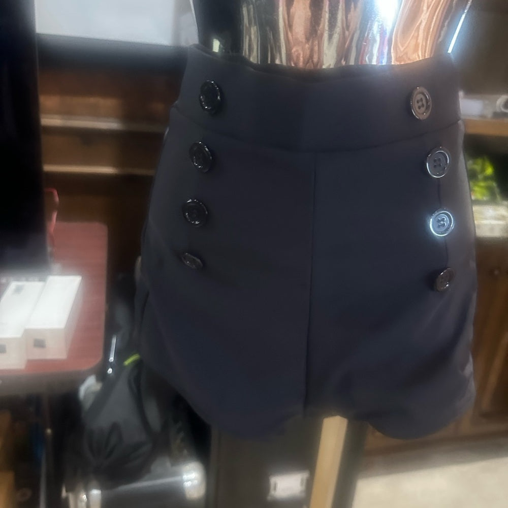 SIZE S Retro Black High-Waisted Bikini Swimwear