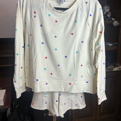 Wildfox Cream and Red Loungewear Set for Cozy Nights