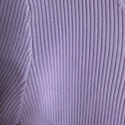 NWOT SIZE L Blu Pepper Purple Trendy Crop Top