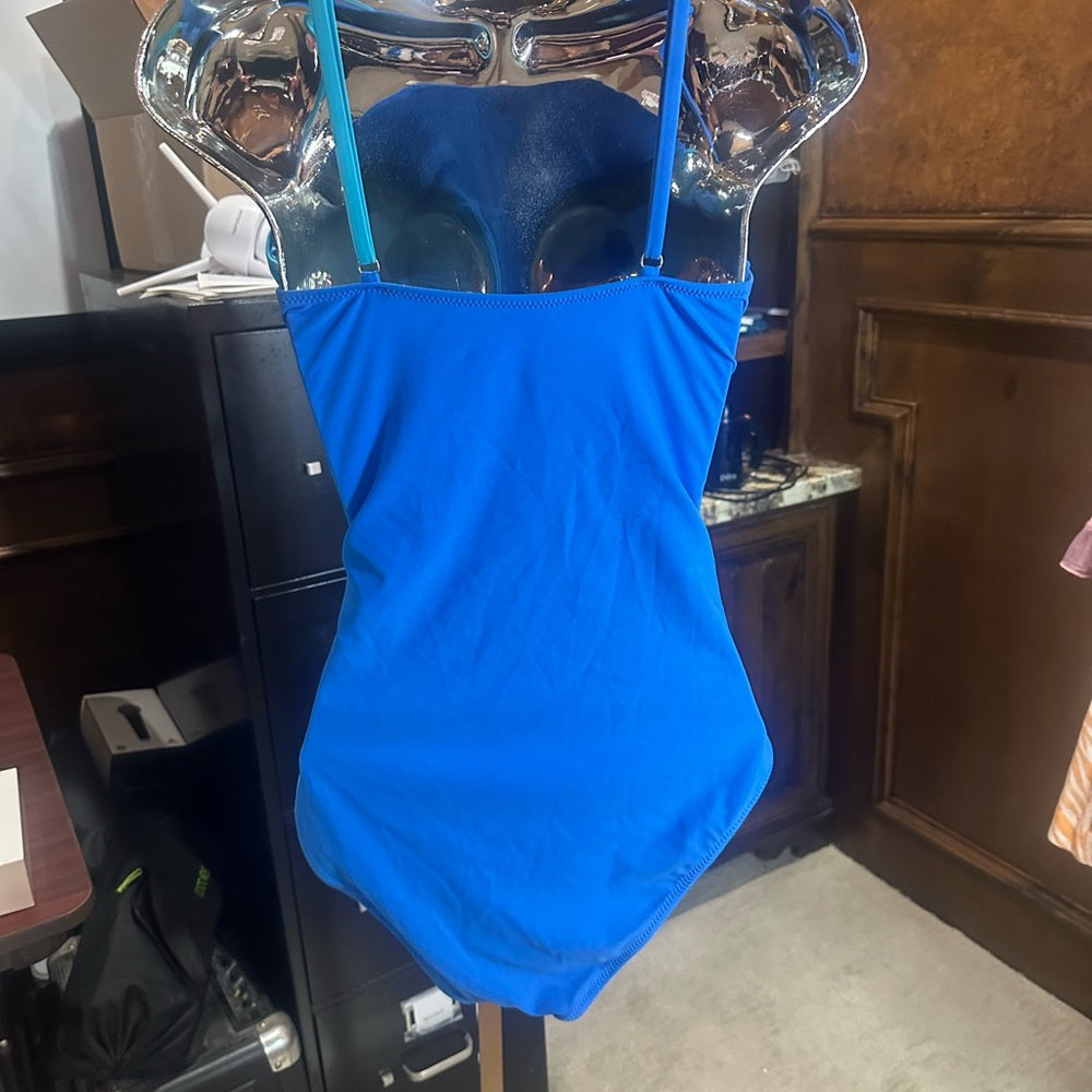 NWT SIZE L Blue Women's One Piece Swimsuit
