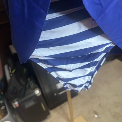 Blue and White Bikini Swimwear