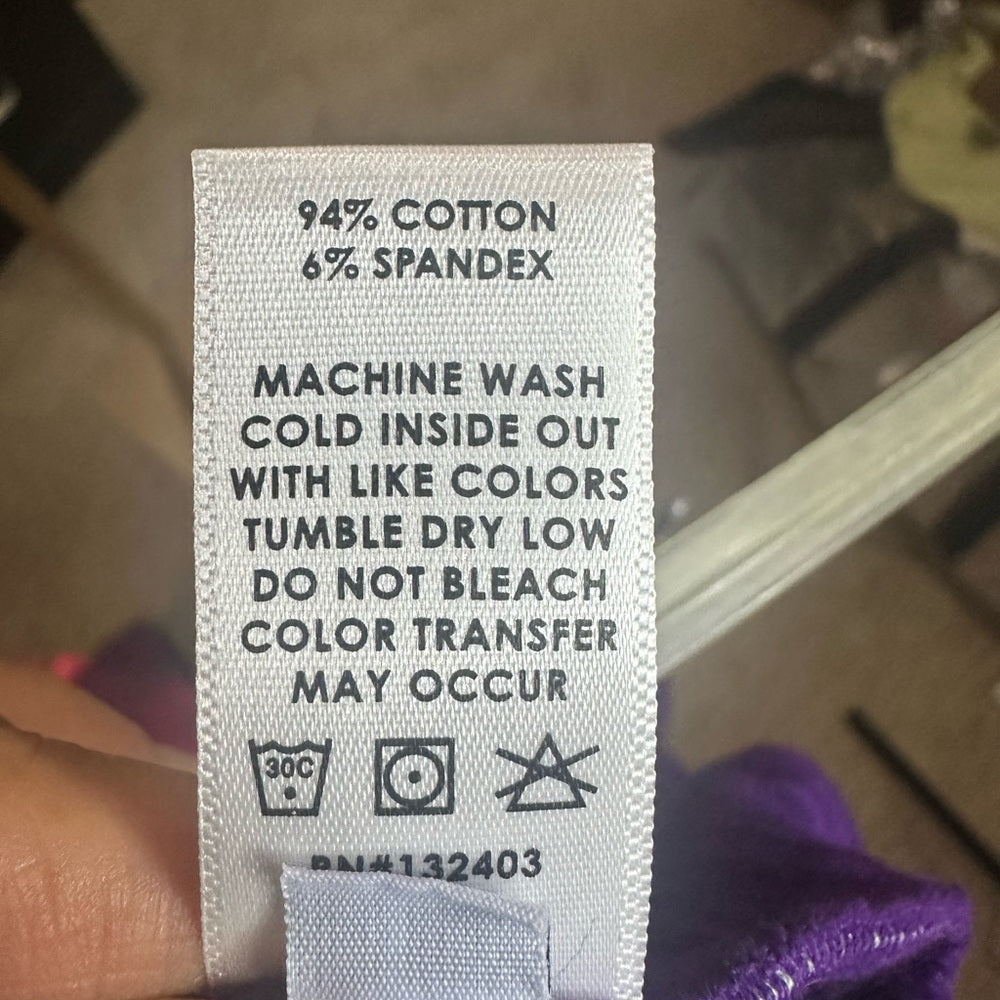 NWT SIZE L Cotton Citizen Blue and Purple Ribbed Mini Skirt for Night Out