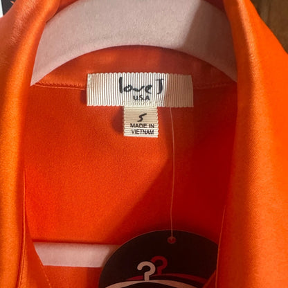 NWOT SIZE S Love J Vibrant Orange Two-Piece Set