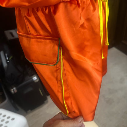 NWOT SIZE S Love J Vibrant Orange Two-Piece Set