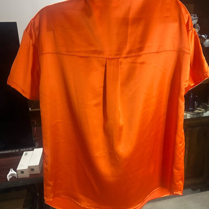 NWOT SIZE S Love J Vibrant Orange Two-Piece Set