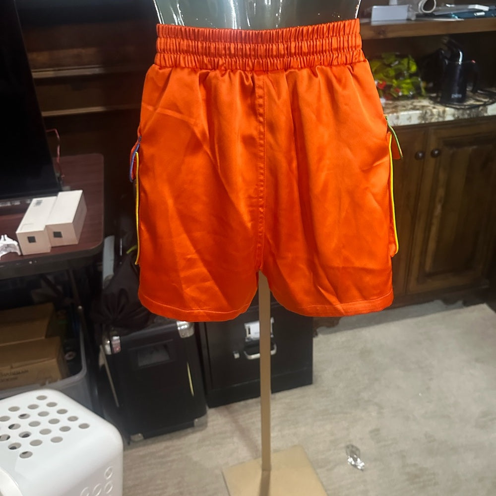 NWOT SIZE S Love J Vibrant Orange Two-Piece Set