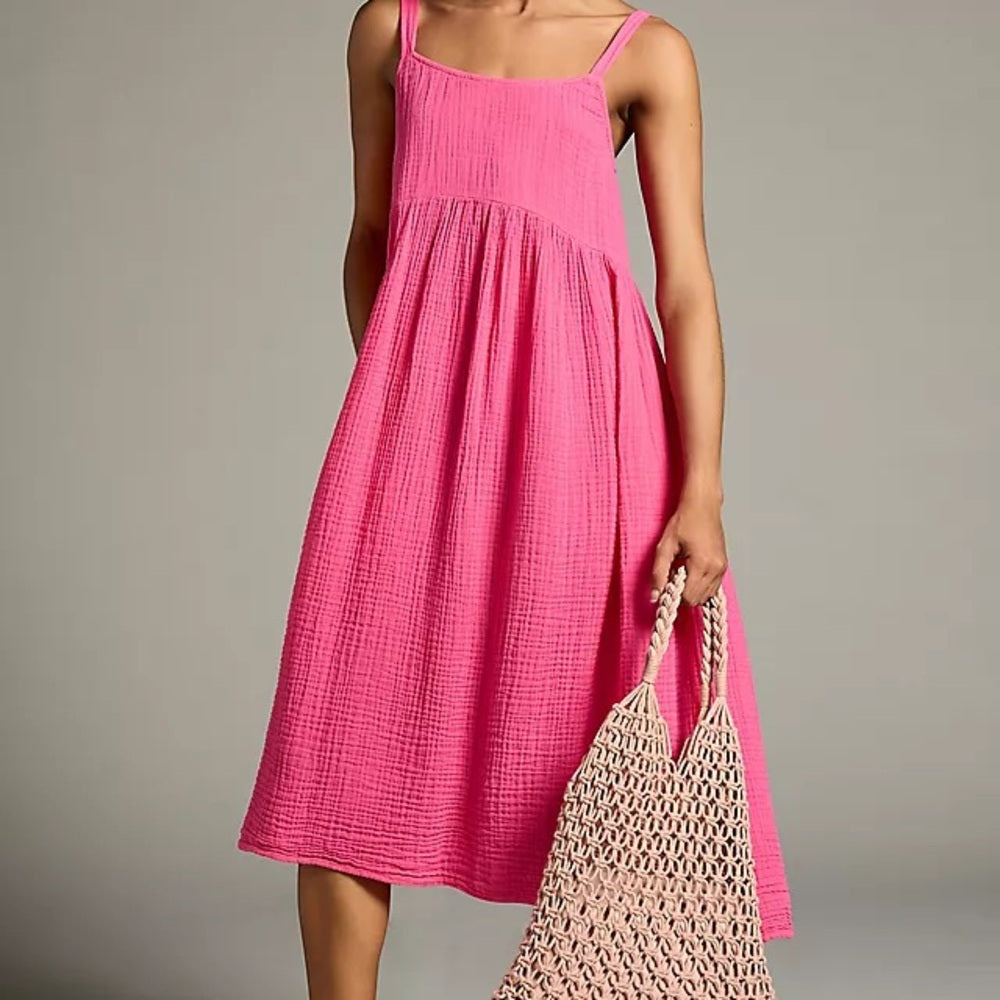 NWT SIZE L/3 Sundry Pink Sleeveless Sundress