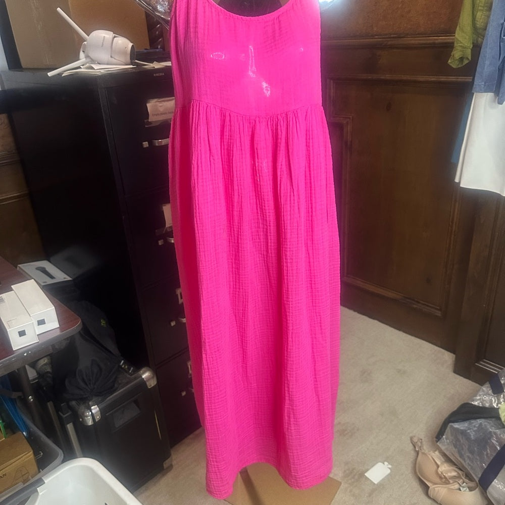 NWT SIZE L/3 Sundry Pink Sleeveless Sundress
