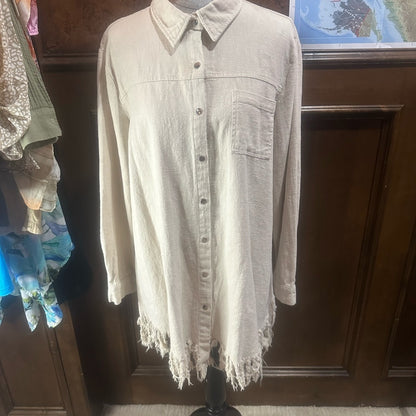 ELF Cream Midi Dress Elegant and Versatile