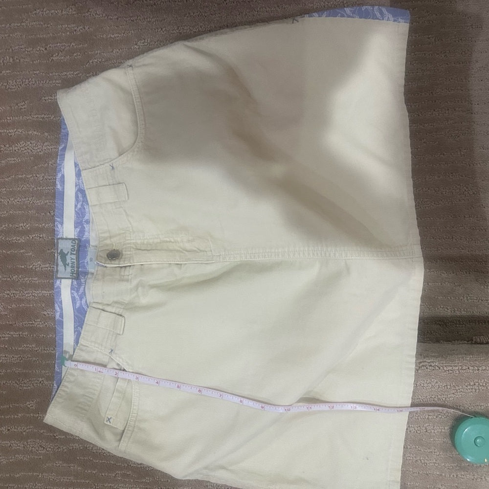 SIZE 10 Horny Toad Tan Pencil Mini Skirt for Work