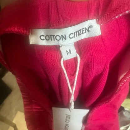 NWT SIZE M Cotton Citizen Pink Ribbed Mini Skirt for Night Out