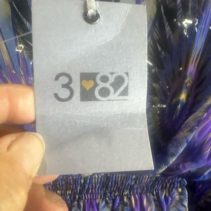 SIZE S Chic Long Sleeve Dress in Blue and Purple