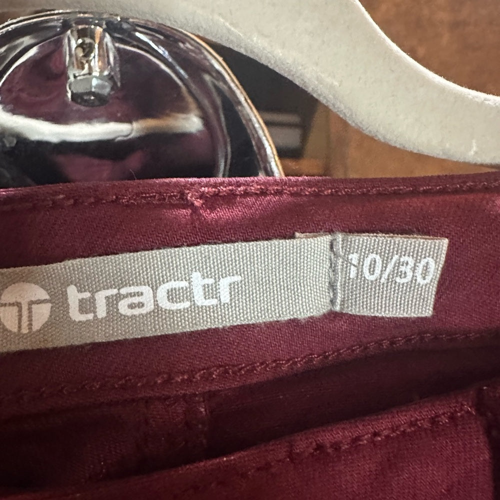 Tractr Red Skinny Jeans Sleek High-Rise