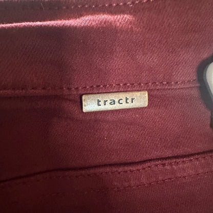 Tractr Red Skinny Jeans Sleek High-Rise