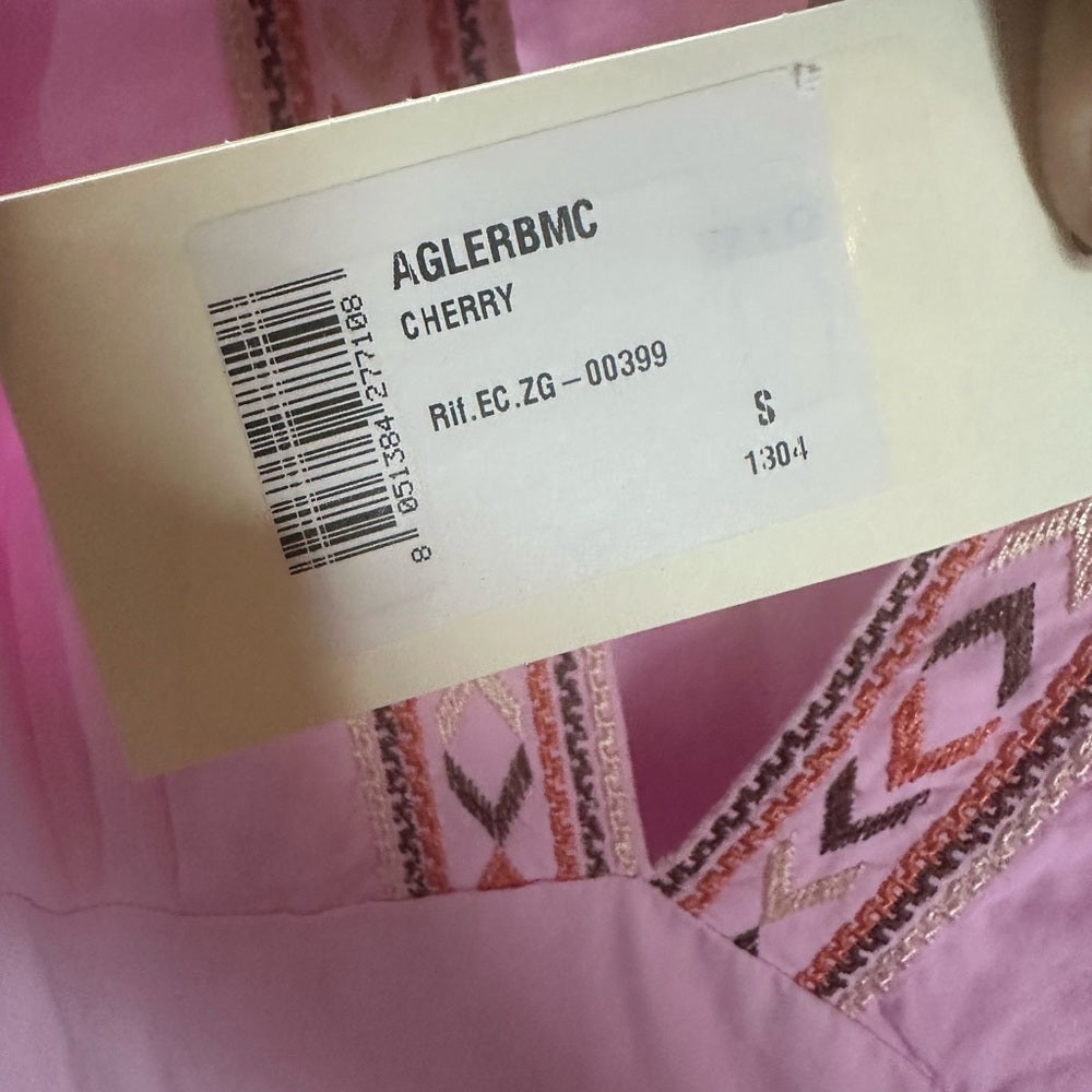 NWT SIZE S DX Collection Pink and Red Mini Dress