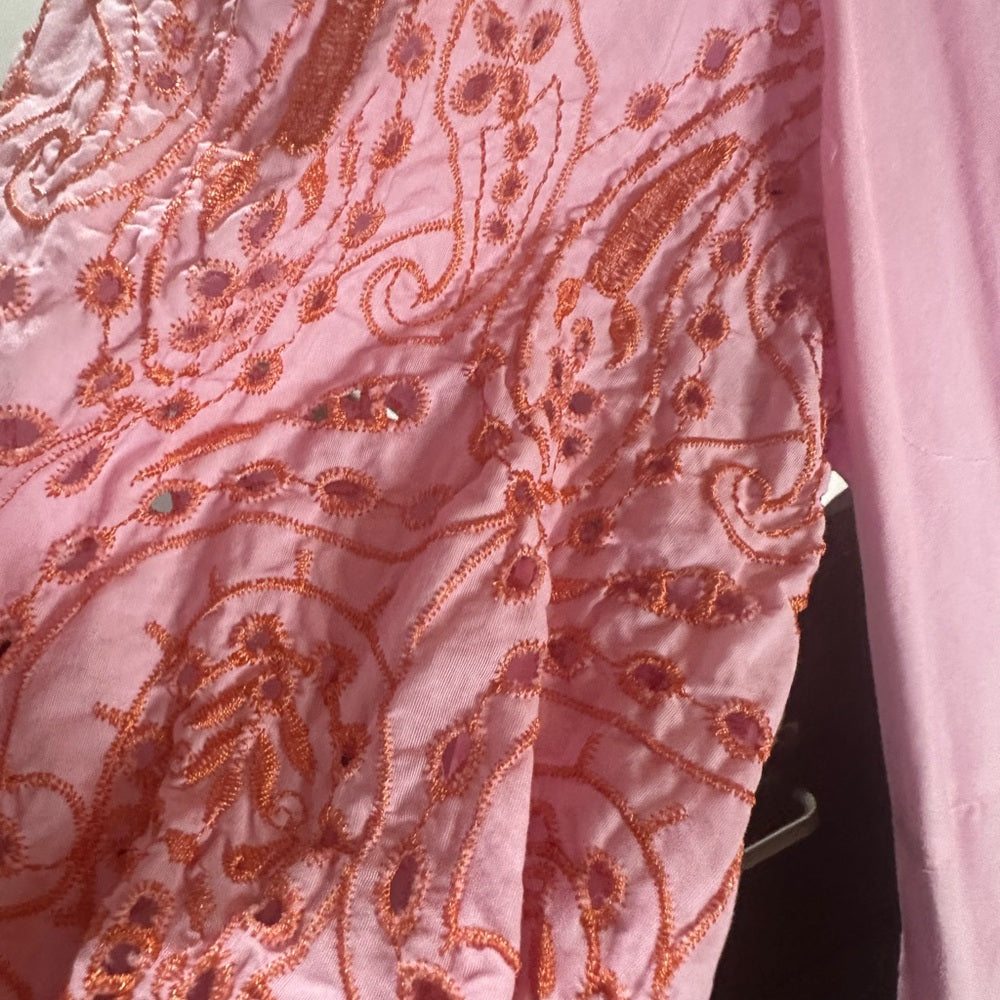 NWT SIZE S DX Collection Pink and Red Mini Dress