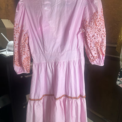 NWT SIZE S DX Collection Pink and Red Mini Dress