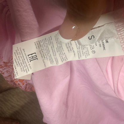 NWT SIZE S DX Collection Pink and Red Mini Dress