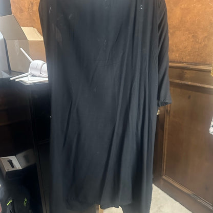 SIZE 18 Swimsuits For All Black and White Coverup with V-Neck