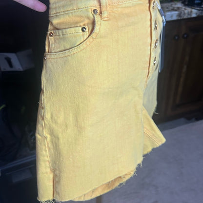 NWT SIZE 10 Tractr Yellow Skorts Vibrant Summer Style