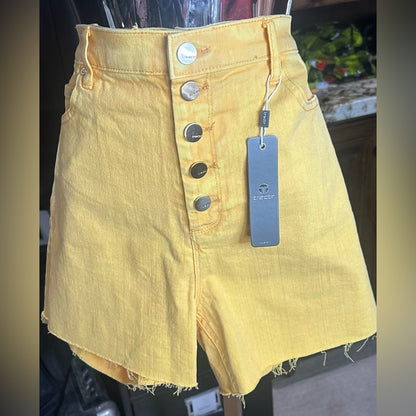 NWT SIZE 10 Tractr Yellow Skorts Vibrant Summer Style