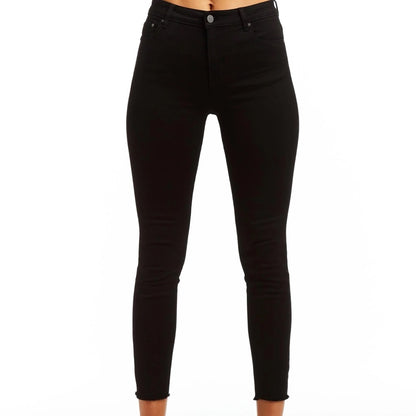 NWT SIZE 12/31 Tractr Skinny Black Jeans with Tapered Fit