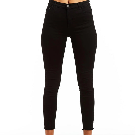 NWT SIZE 12/31 Tractr Skinny Black Jeans with Tapered Fit