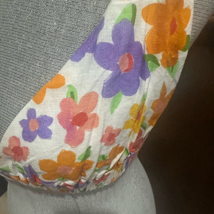 NWT SIZE 4 PepperMayo Floral Crop Top - Multicolor