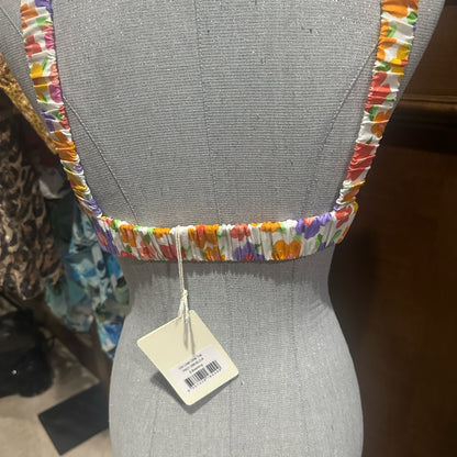 NWT SIZE 4 PepperMayo Floral Crop Top - Multicolor