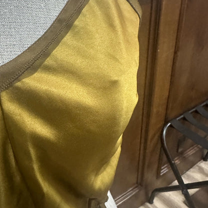 NWT SIZE M Zara Yellow Bustier Camisole Top