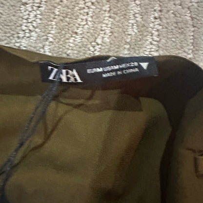 NWT SIZE M Zara Yellow Bustier Camisole Top