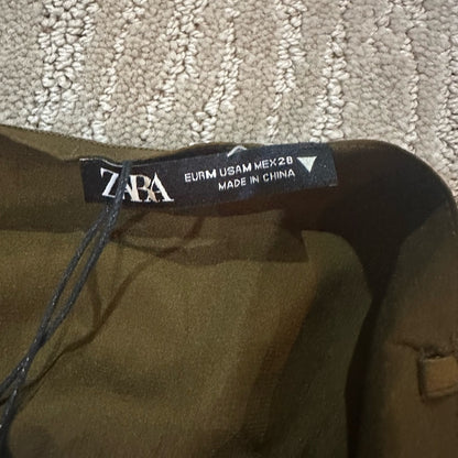 NWT SIZE M Zara Yellow Bustier Camisole Top