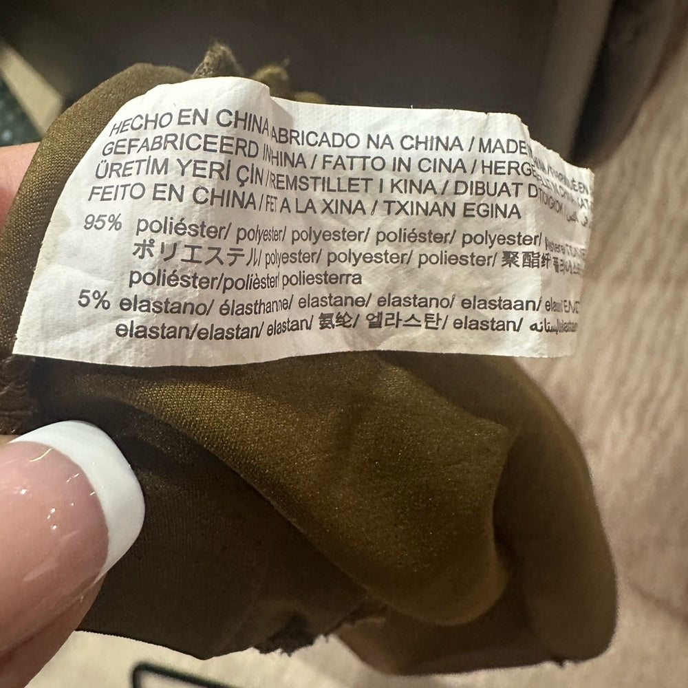 NWT SIZE M Zara Yellow Bustier Camisole Top