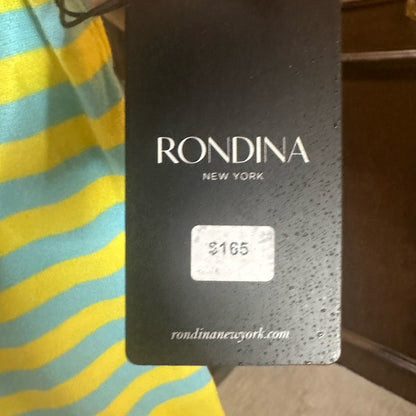 NWT SIZE M Yellow and Blue Sleeveless Boxy Muscle Tee