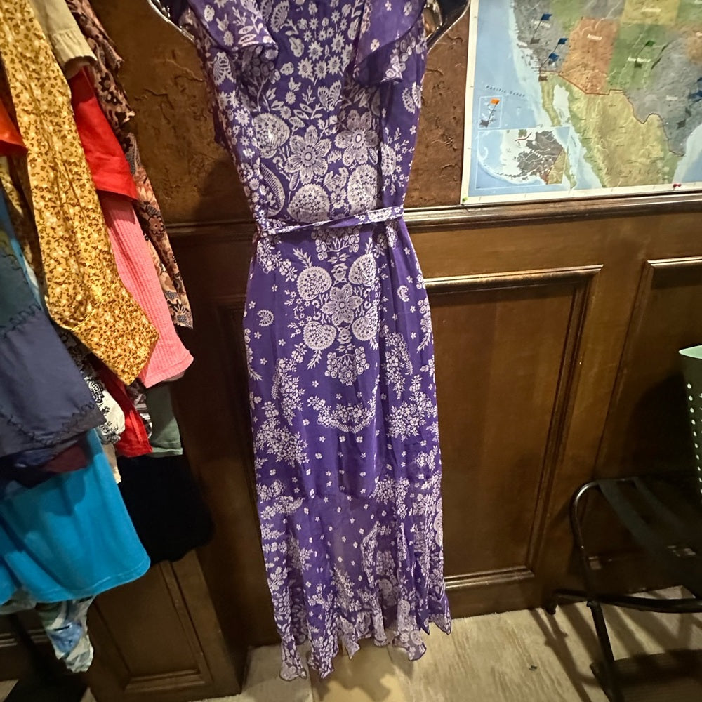 NWT SIZE S RAGA Purple Asymmetrical High-Low Sundress