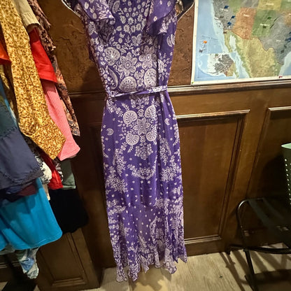 NWT SIZE S RAGA Purple Asymmetrical High-Low Sundress