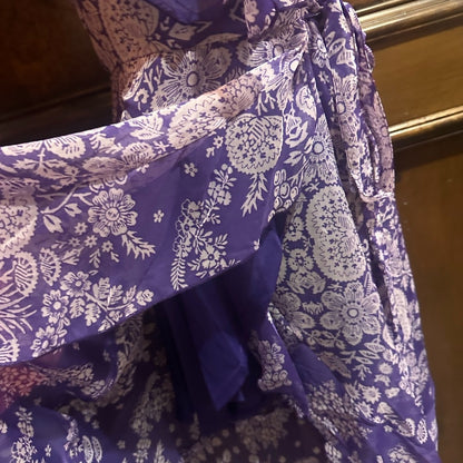 NWT SIZE S RAGA Purple Asymmetrical High-Low Sundress