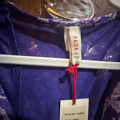 NWT SIZE S RAGA Purple Asymmetrical High-Low Sundress