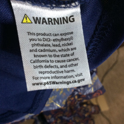 Parker Relaxed Peplum Blouse with Puff Sleeves in Blue and Red